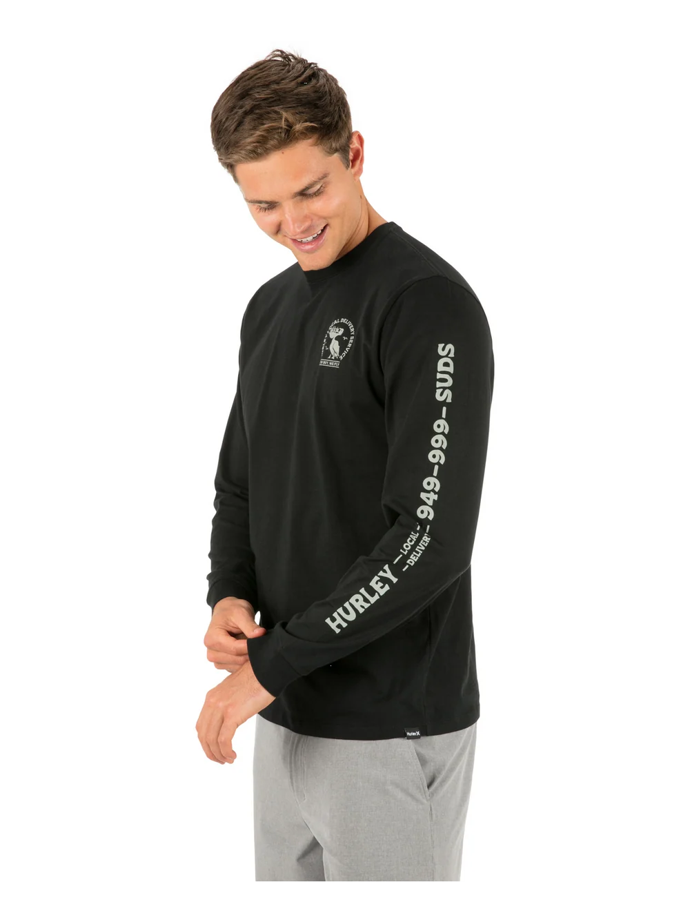 Hurley Men's Local Delivery Long Sleeve Shirt