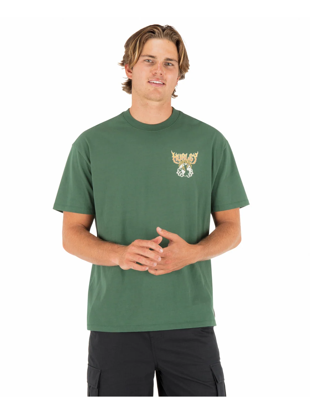 Hurley Men's Fire Short Sleeve Shirt