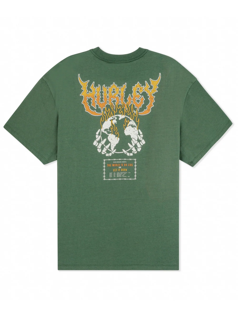 Hurley Men's Fire Short Sleeve Shirt