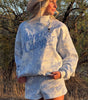 Happy Camp3r Blue Camo Mockneck Sweatshirt