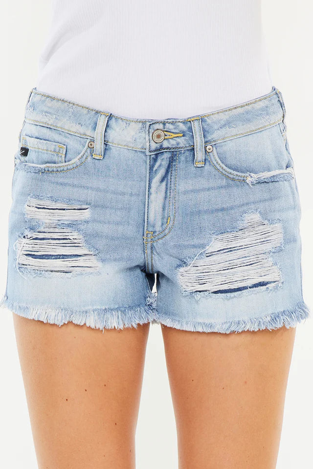 Gizelle Mid Rise Boyfriend Shorts