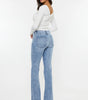 Selena Mid Rise Double Waist Band Flare