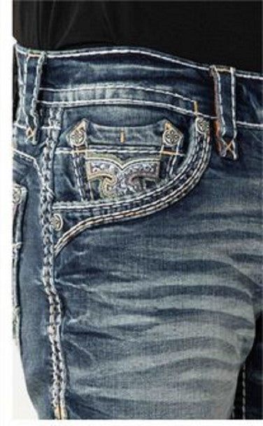 Rock Revival Men's Straight Jeans