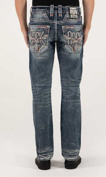 Rock Revival Men's Straight Jeans