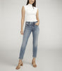 Boyfriend Mid Rise Slim Leg Jeans