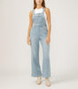 Silver Wide Leg Overall Jeans