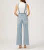Silver Wide Leg Overall Jeans