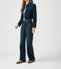 Highly Desirable High Rise Trouser Leg Jeans