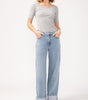 Silver Highly Desirable High Rise Wide Leg Jeans