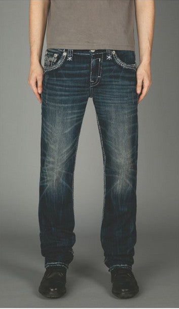 Rock Revival Men's Straight Jeans