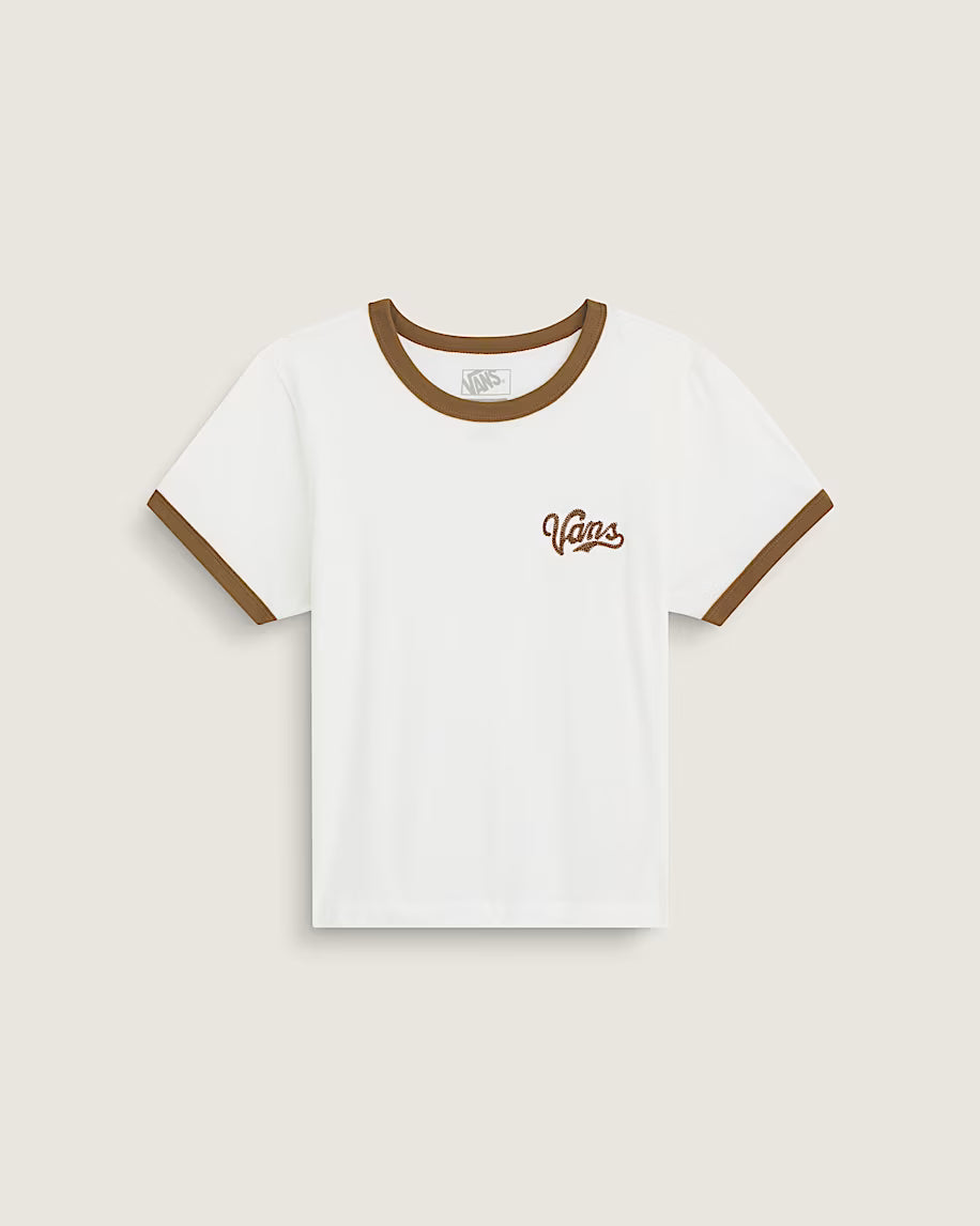 Vans Women's Lefty Script Ringer Tee