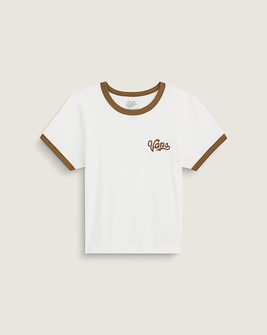 Vans Women's Lefty Script Ringer Tee