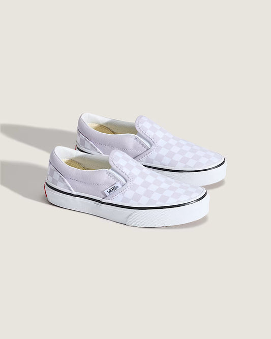 Vans Little Kids Classic Slip-On Checkerboard Shoe