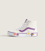 Vans Kid's Sk8-Hi Reissue Side Zip Flower Shoe