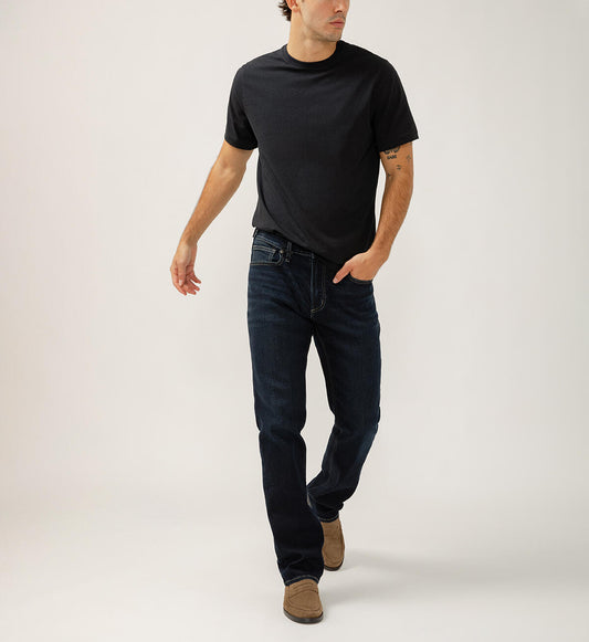 Silver Grayson Classic Fit Straight Leg Jeans