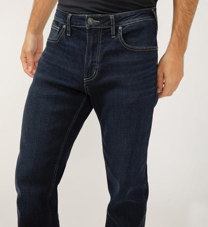 Silver Grayson Classic Fit Straight Leg Jeans