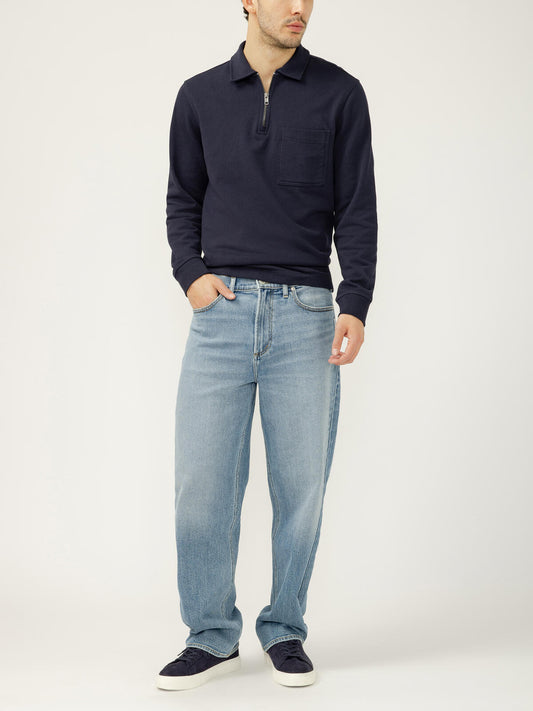Silver Big Guy Baggy Jeans