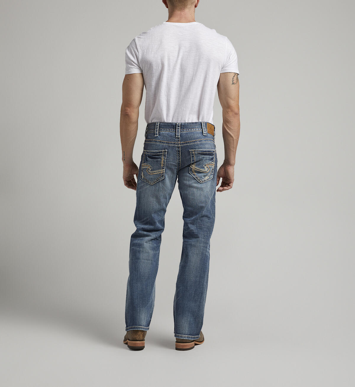 Silver Zac Relaxed Fit Straight Leg Jeans