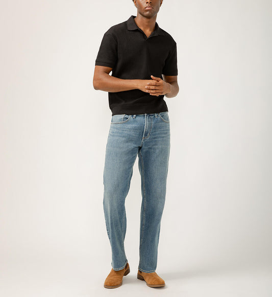 Silver Gordie Relaxed Fit Straight Leg Jeans