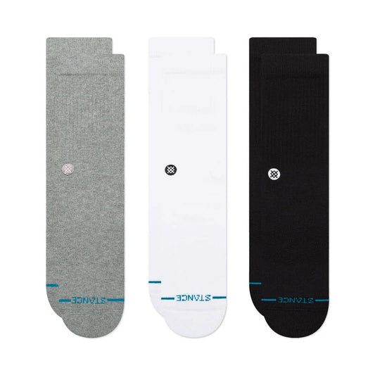 Stance Icon Crew Socks 3 Pack