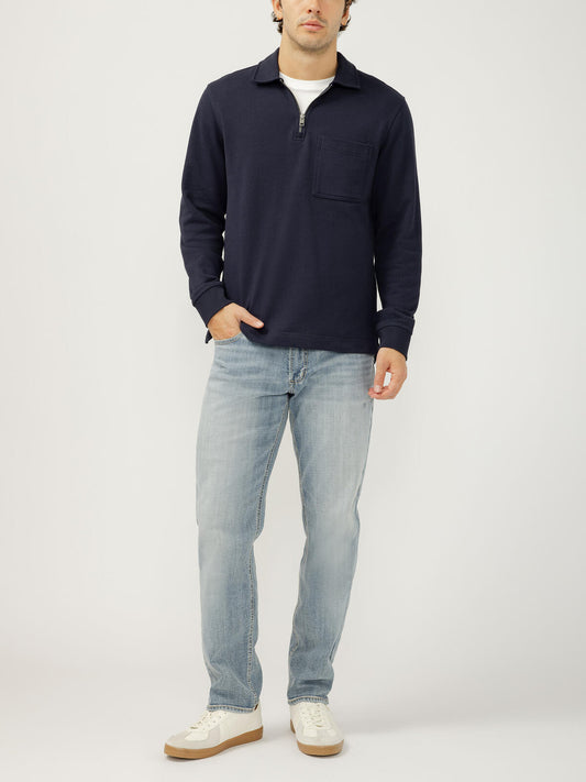 Silver Men's Eddie Relaxed Fit Slim Straight Leg Jeans