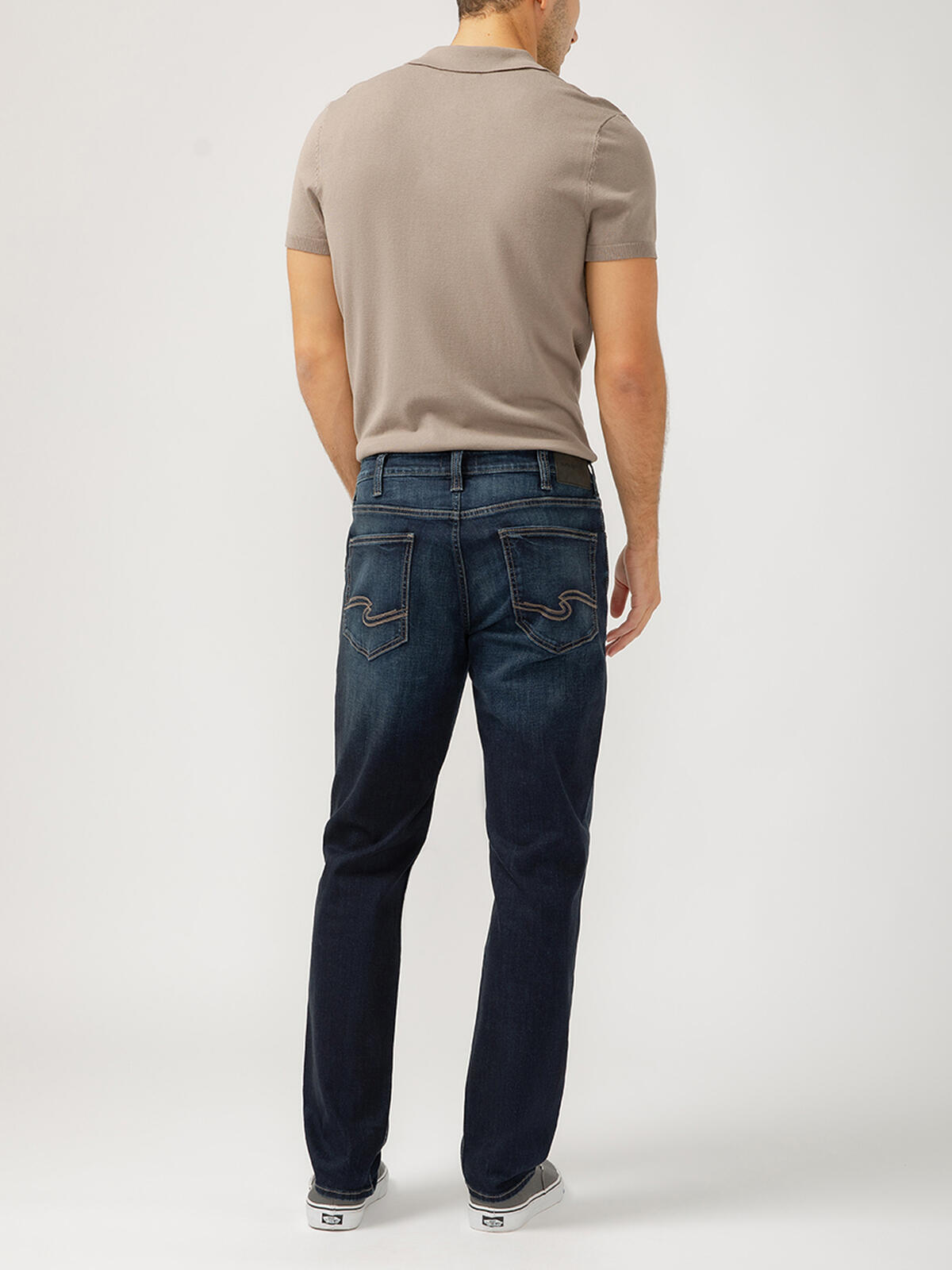 Silver Men's Eddie Relaxed Fit Slim Straight Leg Jeans