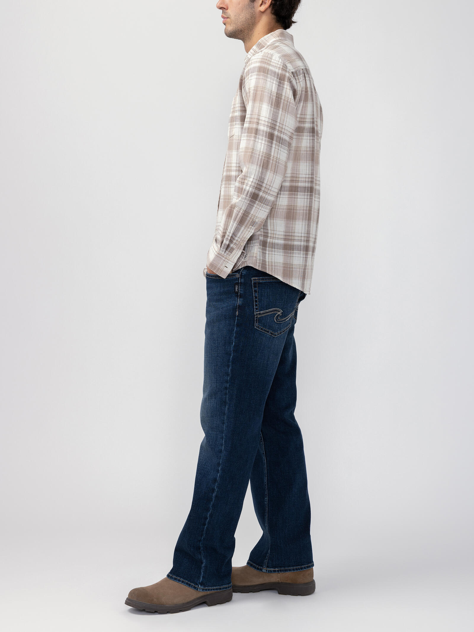 Silver Men's Gordie Straight Leg Jean