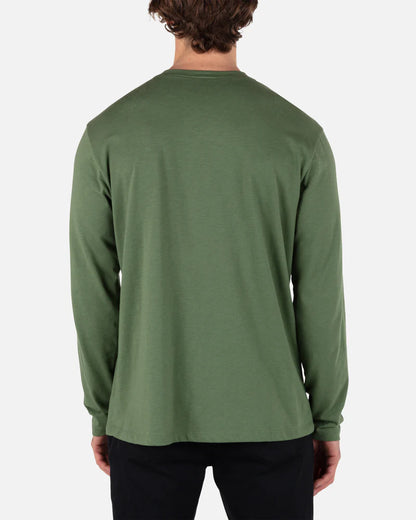 H2O Dri Slub Henley Long Sleeve