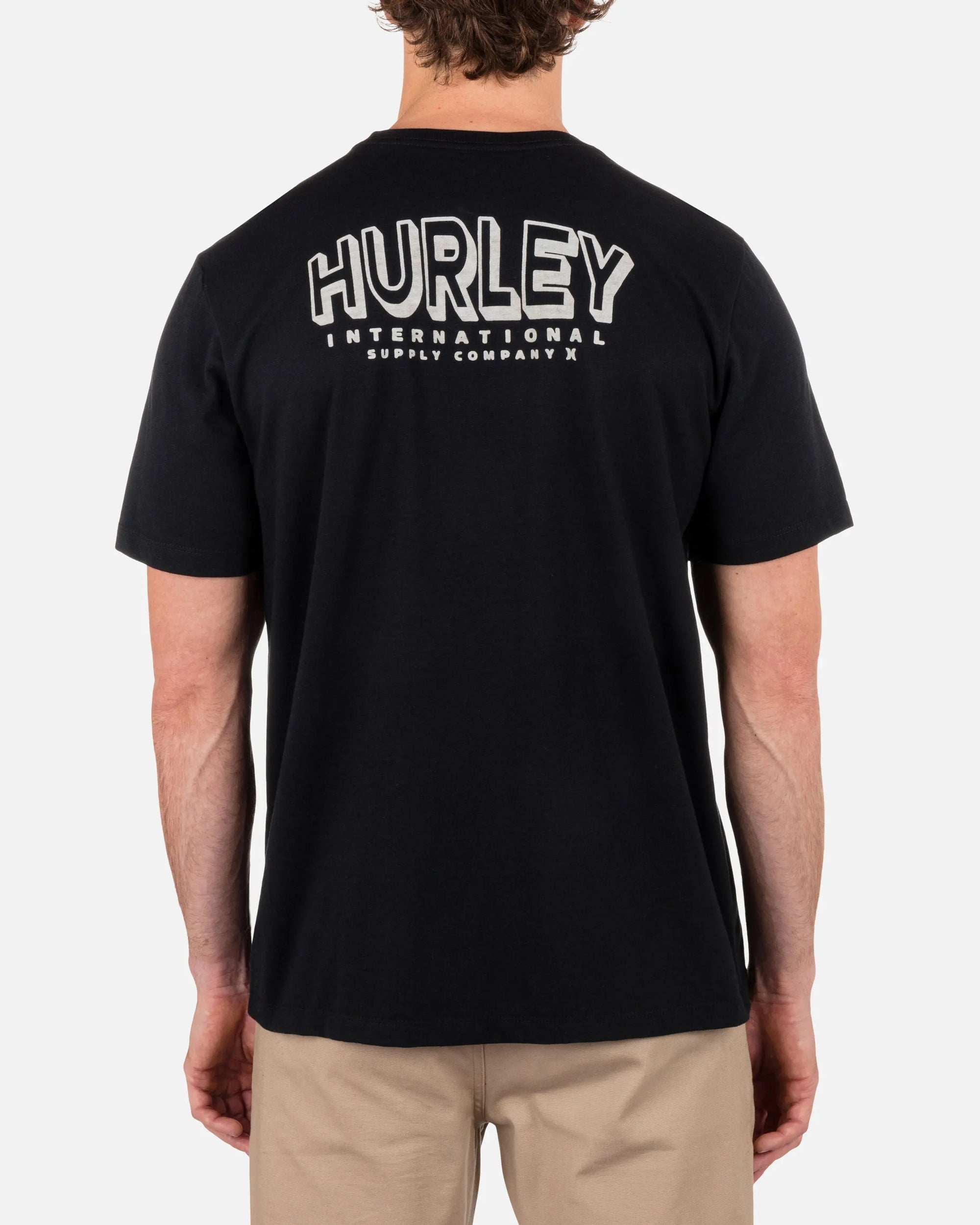 Hurley Men's Everyday H2O-Dri Top Arch Slub Short Sleeve