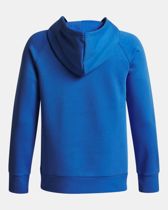 UA Rival Fleece Chrome Logo Boys' Hoodie