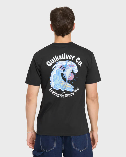 Quiksilver Men's Patriot Dolphin Short Sleeve Knit T-Shirt
