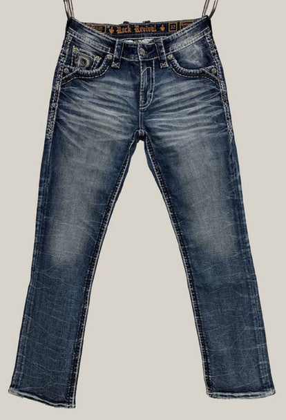 Rock Revival Men's Straight Jeans