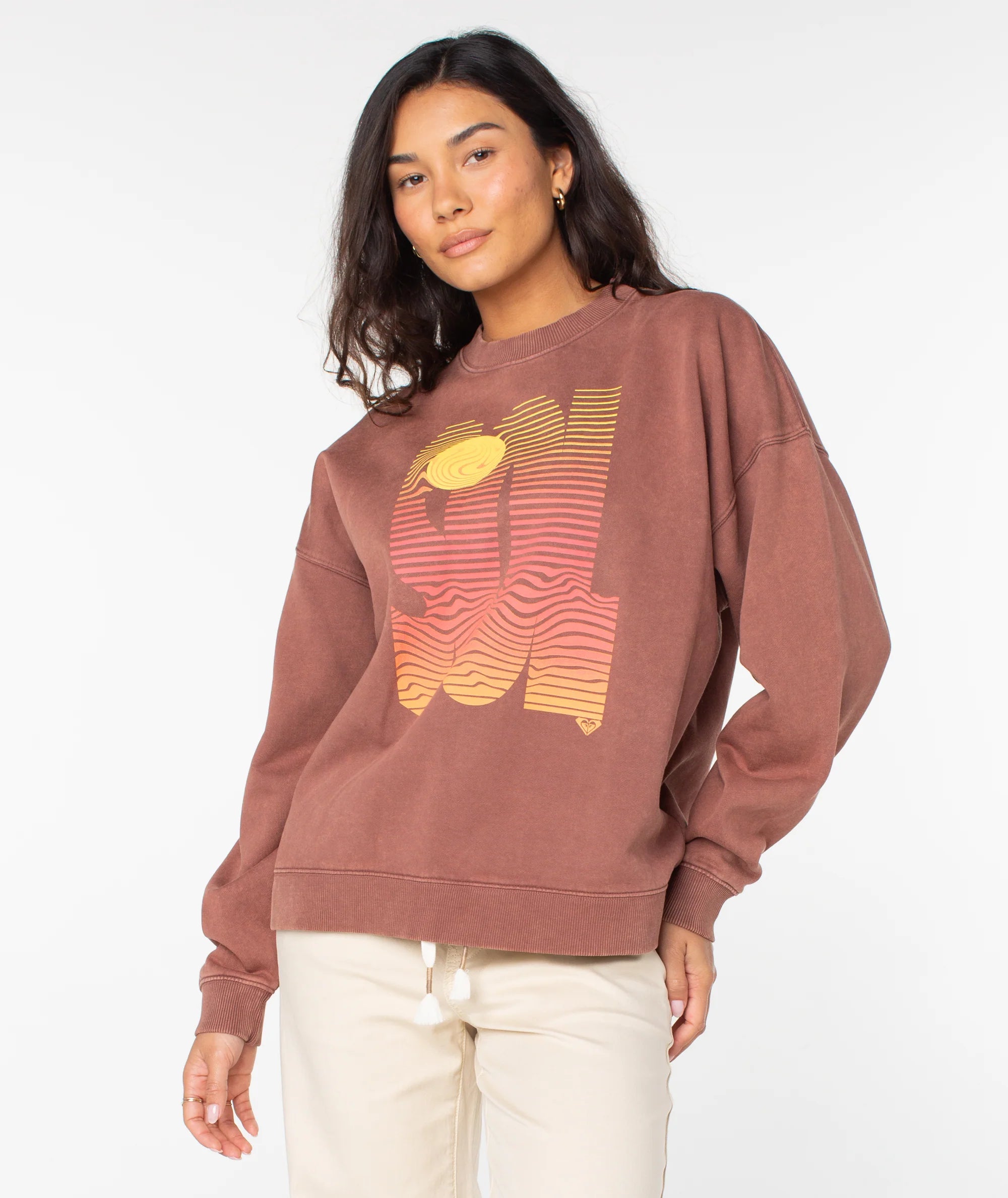 Roxy Lineup Oversized Crew