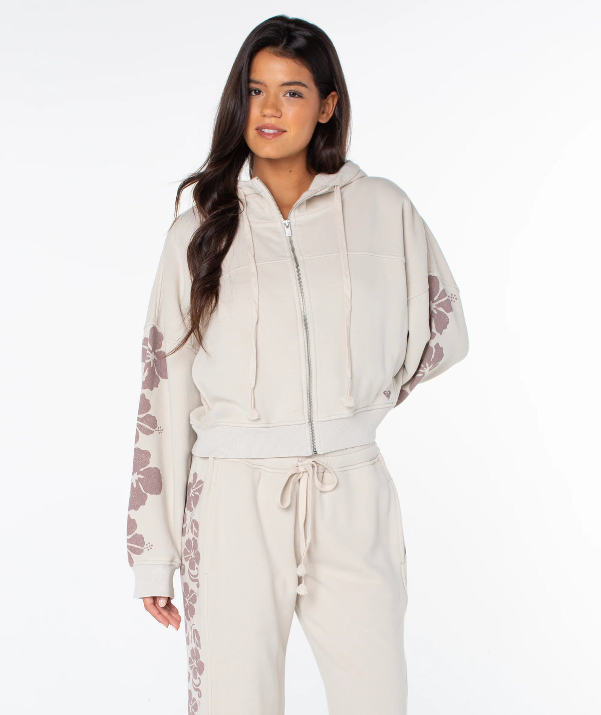 Roxy Women's Fringing Reefs Zip Up Hoodie