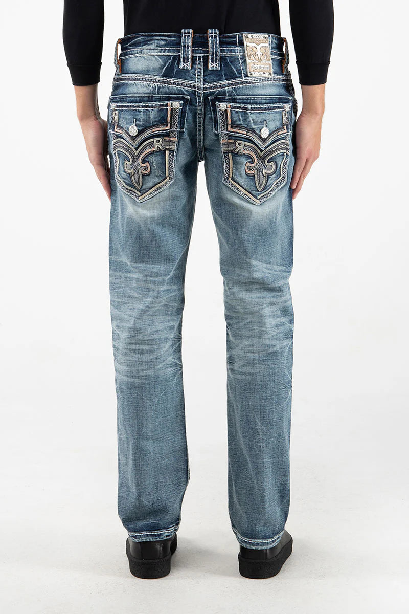 Rock Revival Men's Brycen Straight Jeans
