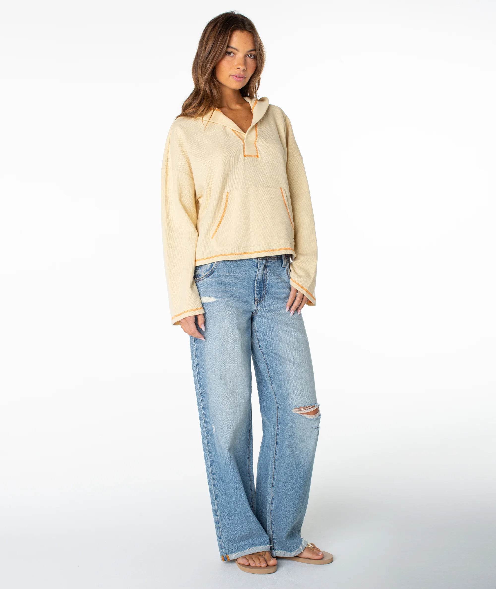 Roxy Women's Seaside Thermal Hoodie