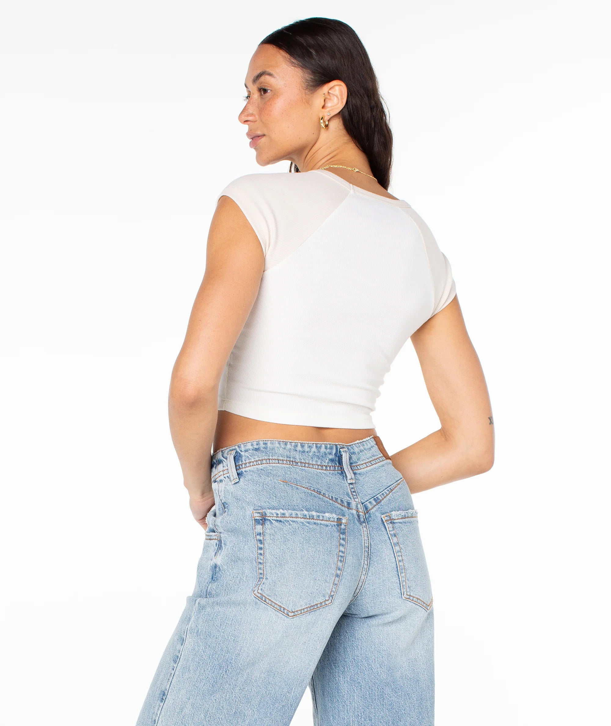 Roxy Protect The Locals Cropped Baby Tee