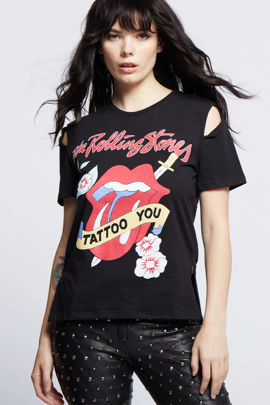 The Rolling Stones Slit Sleeve Tee