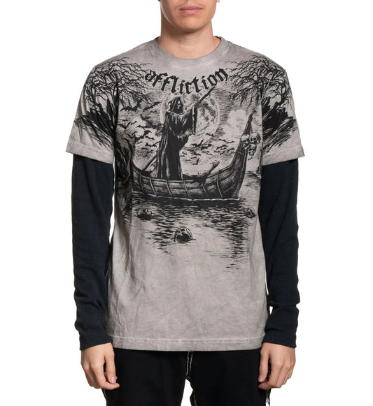 Affliction Men's River Styx 2fer