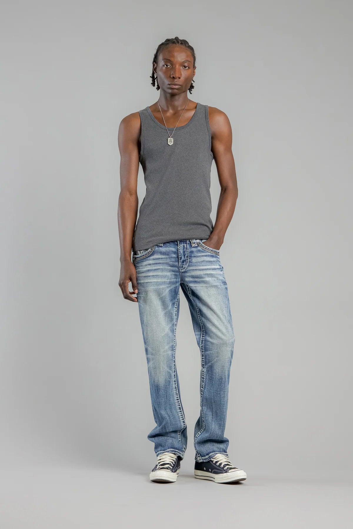 Rock Revival Men's Andrew Bootcut Jeans