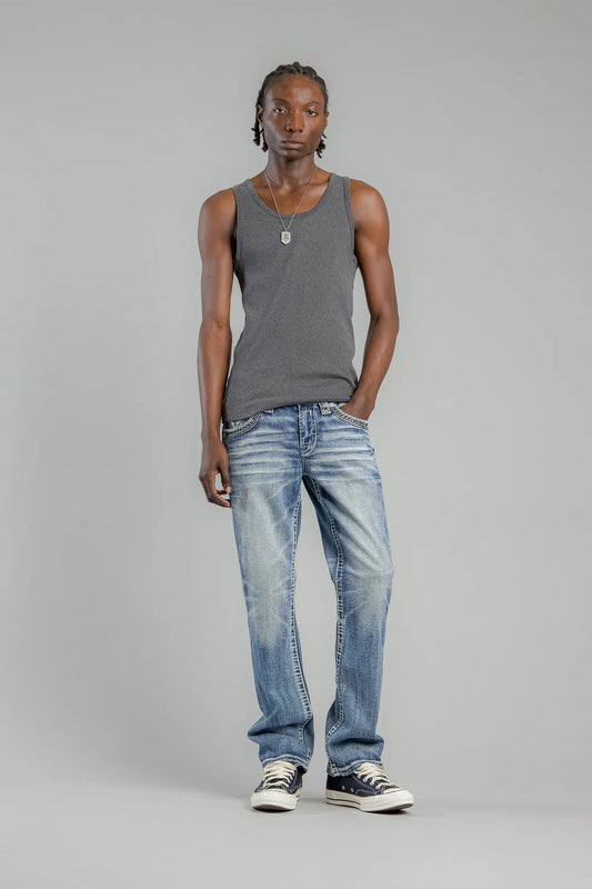 Rock Revival Men's Andrew Bootcut Jeans