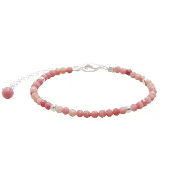 Lotus and Luna Silver Compassion 3mm Healing Bracelet