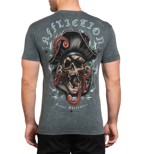 Affliction Men's Sunken Wreck Crew Neck