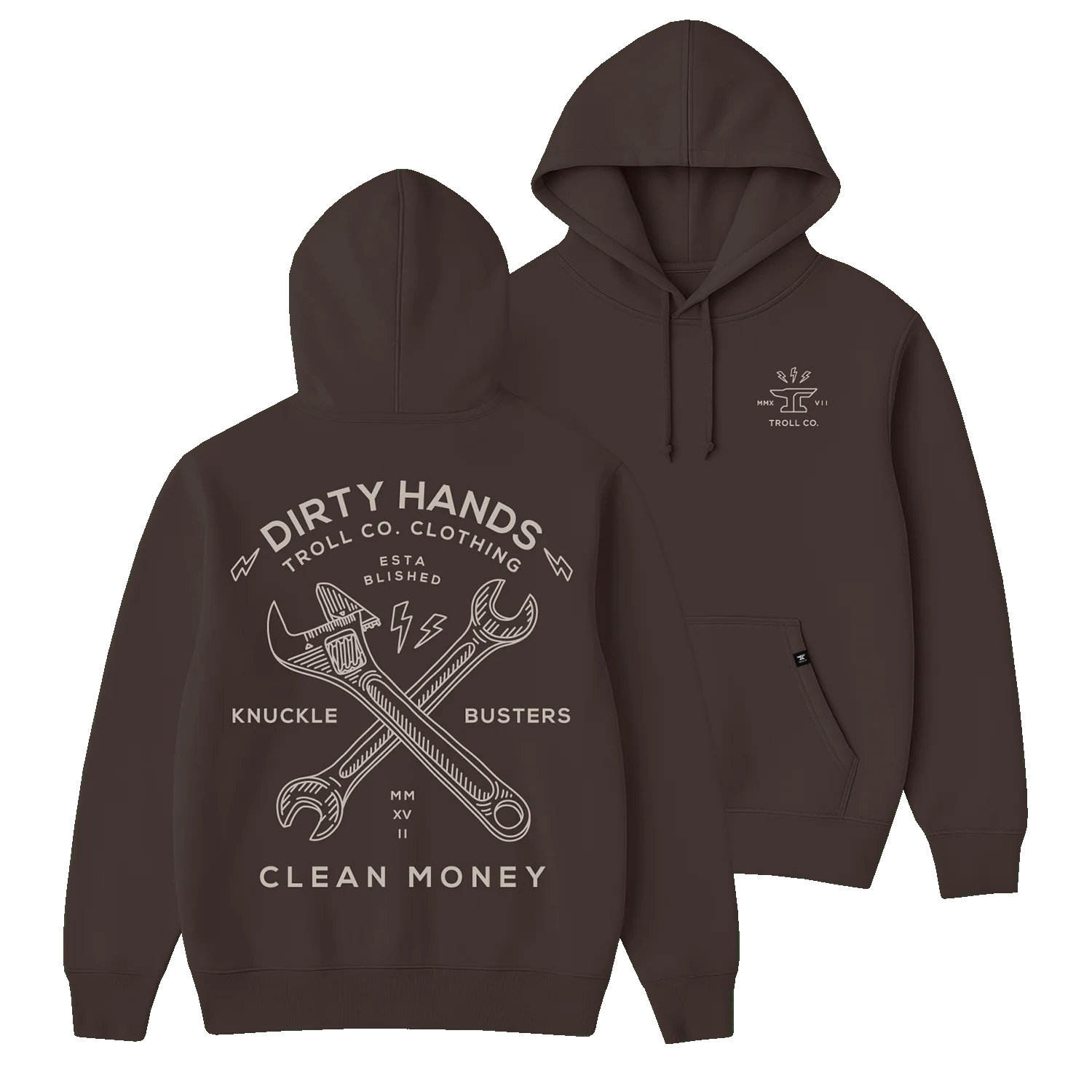 Troll Co. Men's Twisting Wrenches Hoodie