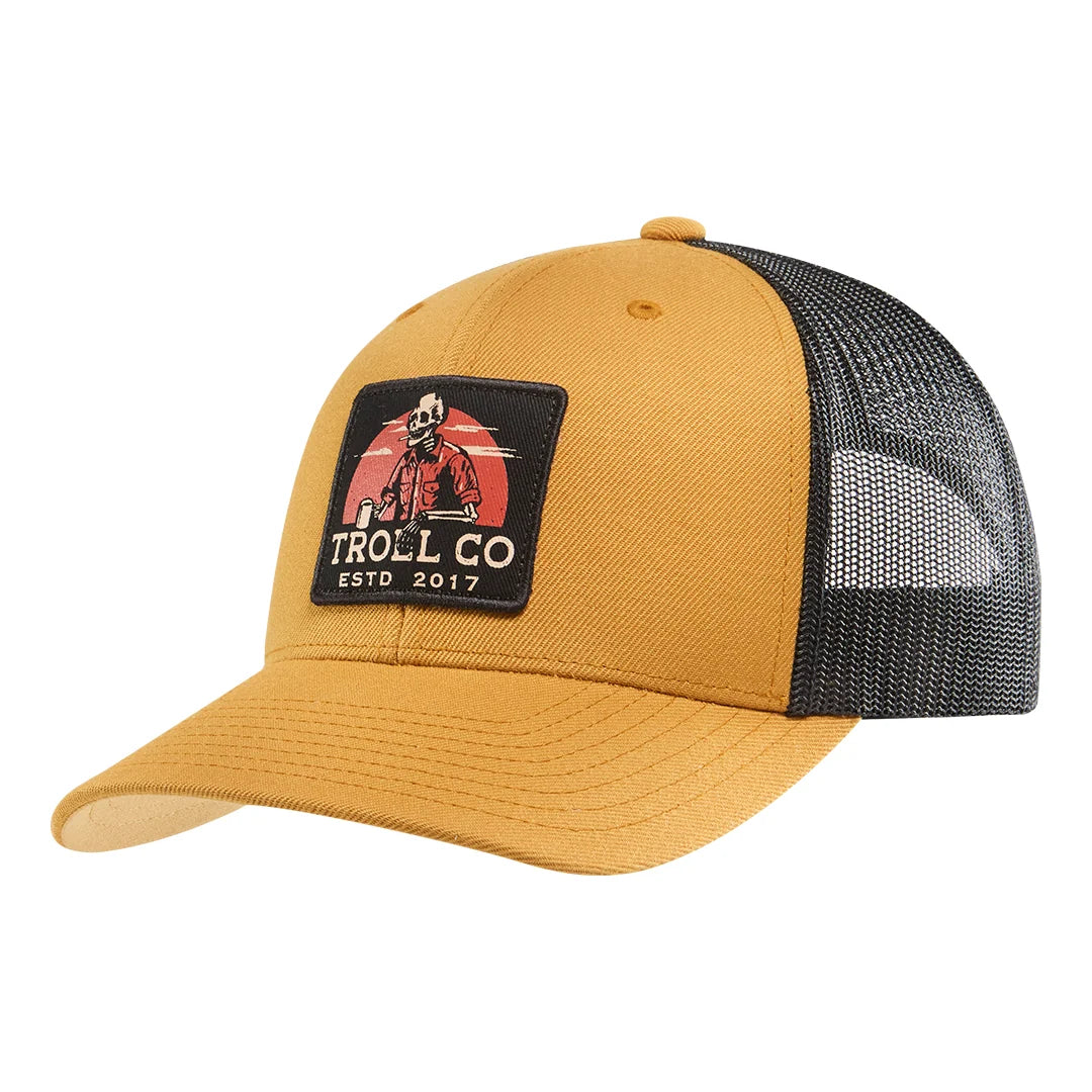 Troll Co. Men's Riser Curved Brim Trucker