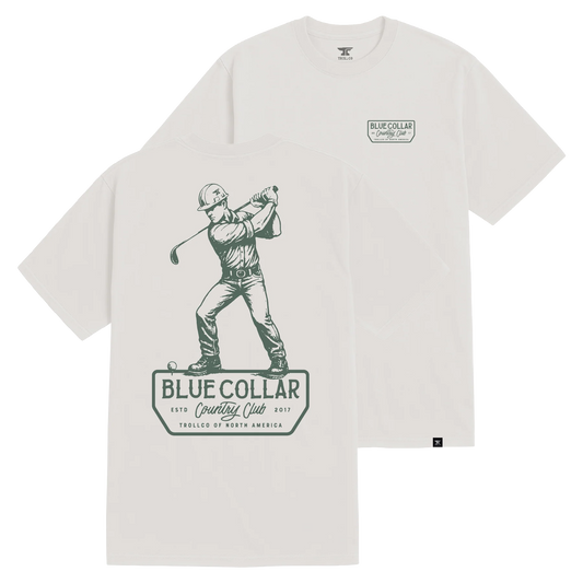 Troll Co. Men's Blue Color Country Club Driver Tee