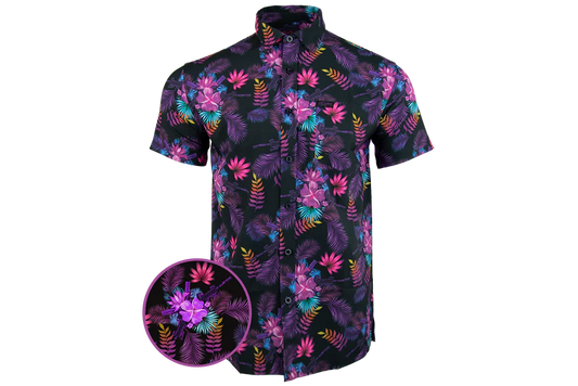 Retro Rifle Tropics Button Down