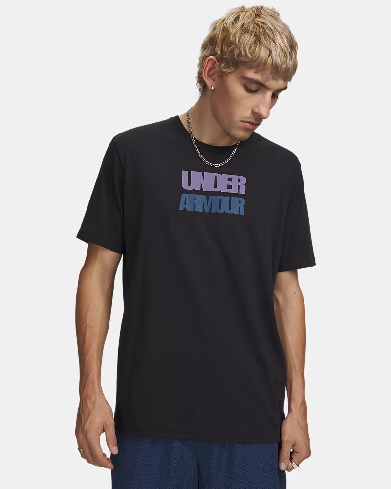 Under Armour Men's Block Logo Tee