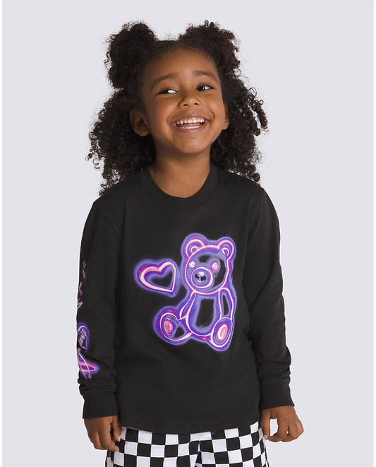 Vans Little Kids Party Purple Long Sleeve T-Shirt