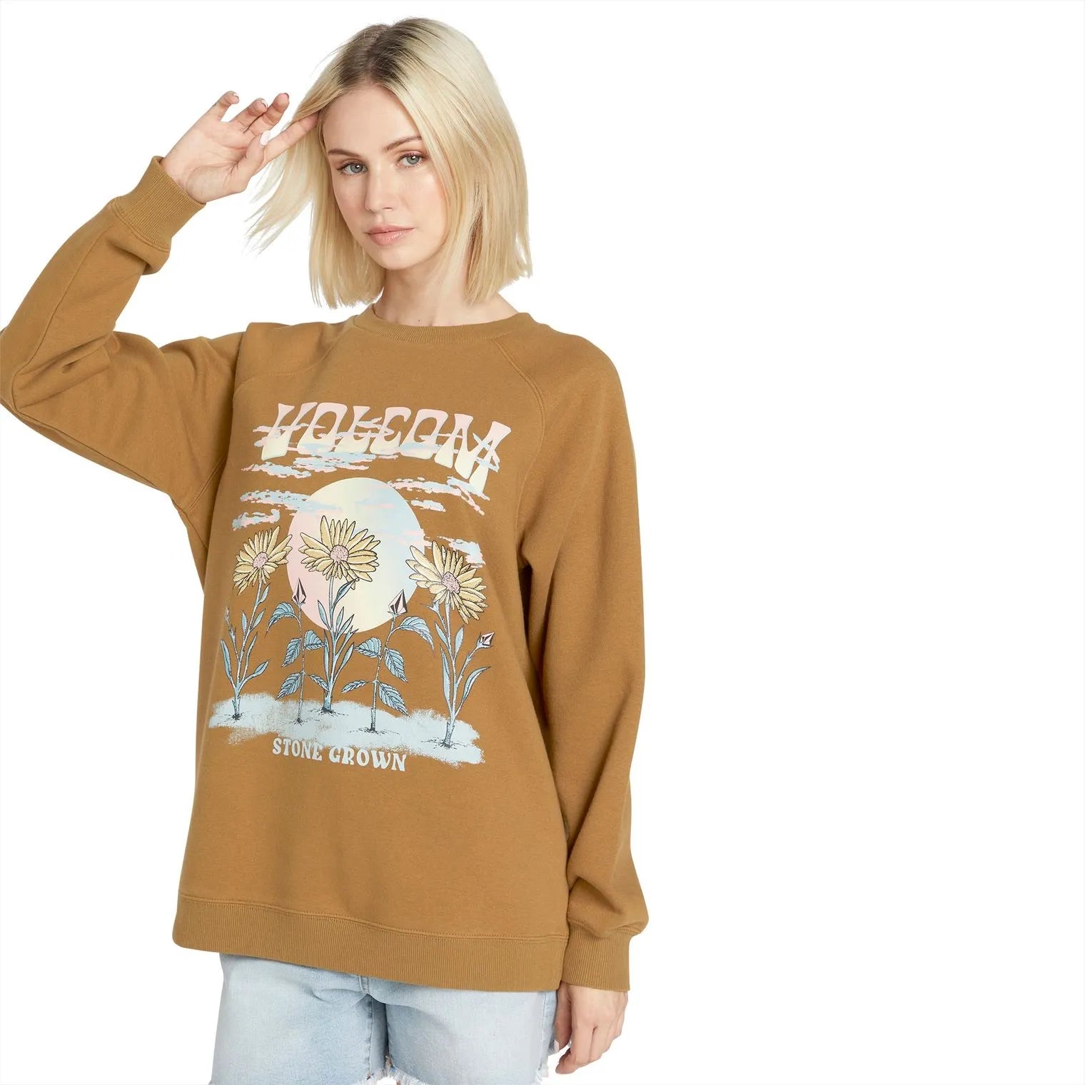 Stone Magic Boyfriend Crew Sweatshirt